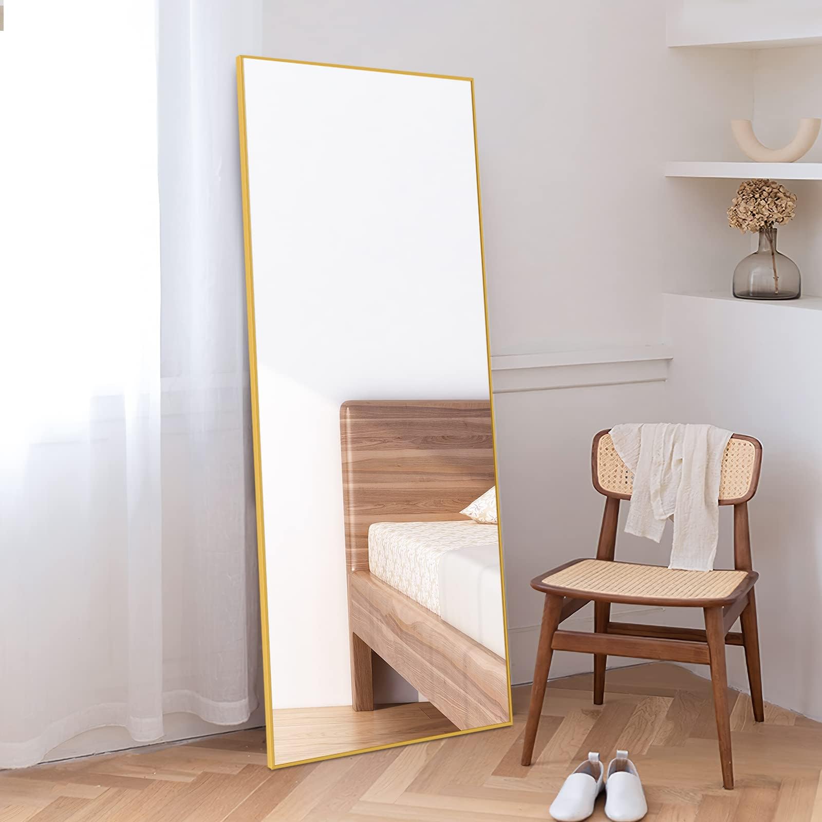 Amazon.co.jp: ミルオ君の鏡工房 全身鏡 大型 立掛け 姿見鏡 全身